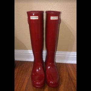 Hunter Red Boots